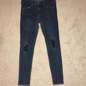 AEO distressed jeans